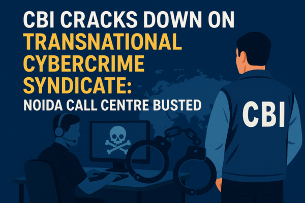 CBI cybercrime raid Noida