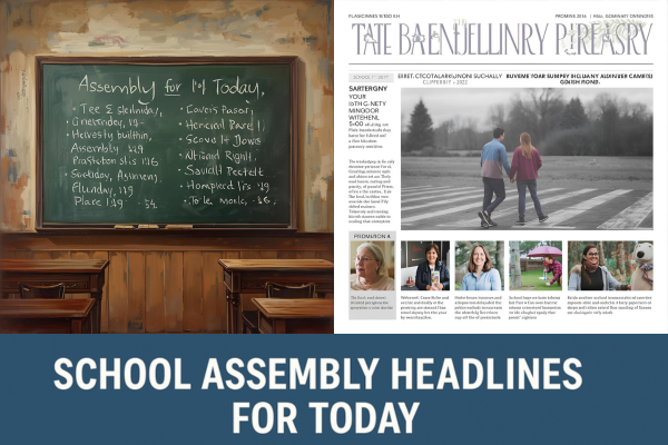 School Assembly Headlines for Today